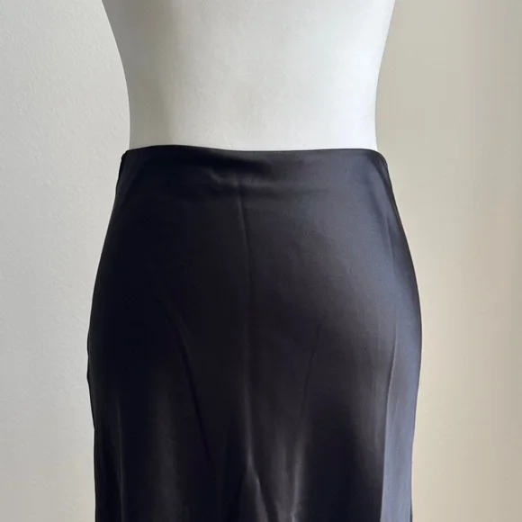 Zeagoo Black Silk Skirt XS - Picture 2 of 6